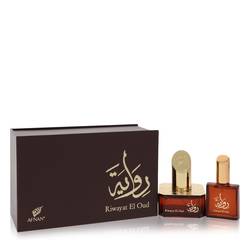 Riwayat El Oud Eau De Parfum Spray + Free .67 oz Travel EDP Spray By Afnan