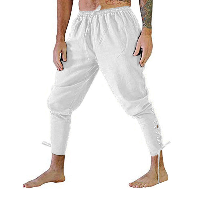 men's trousers ankle strap trousers cuffed trousers