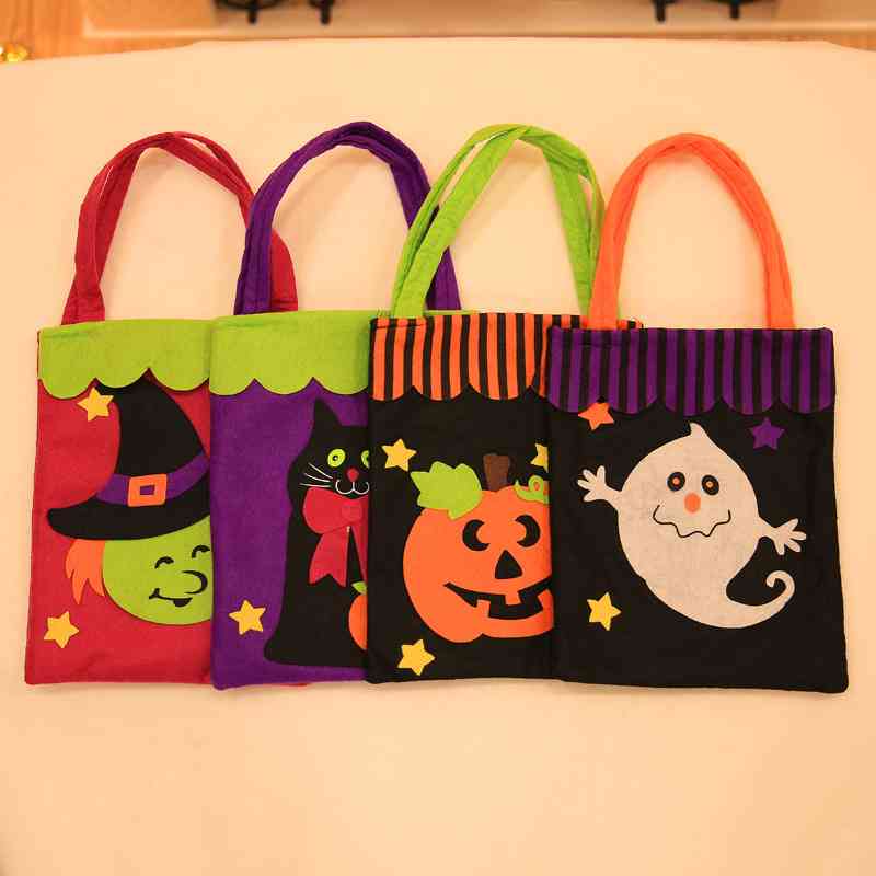 Assorted 2-Piece Halloween Element Handbags, MyriadMart