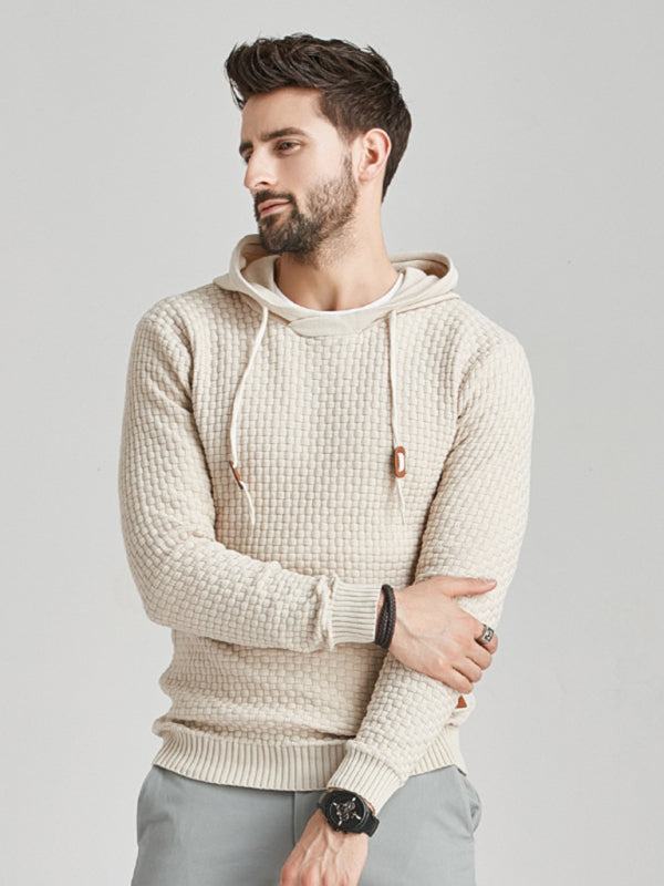 Hooded Pullover Knitwear Sports Casual Men's Sweater