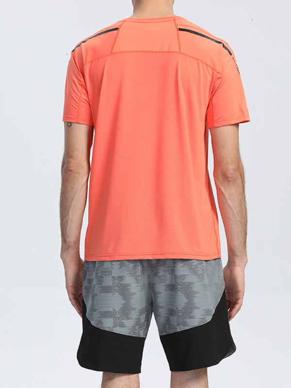 Men's loose, breathable and quick-drying sports t-shirt