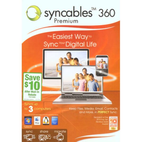 Syncables 360 Premium - 3 User Family Pack - MyriadMart