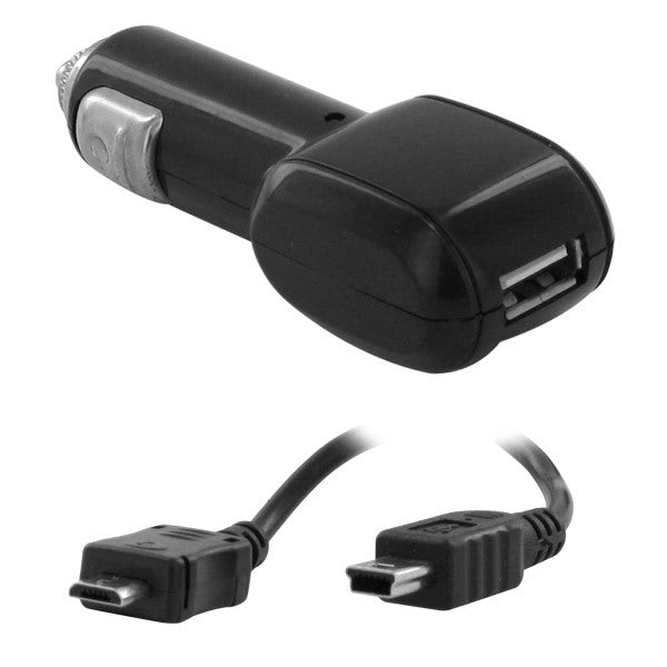 Digital Concepts USB Car Charger with Mini & Micro USB Tips - CH410 - MyriadMart