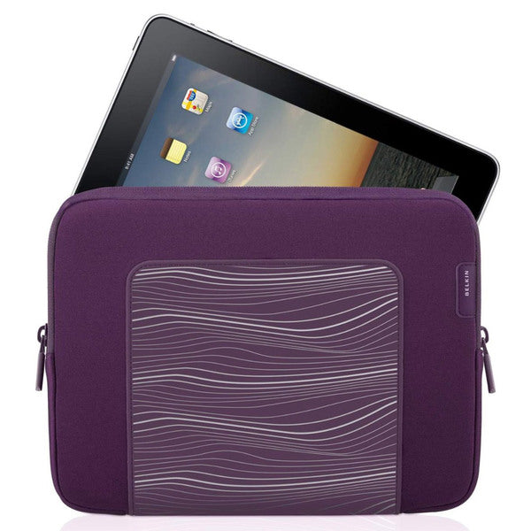 Belkin Grip Ergo Sleeve for iPads & Tablets - Perfect Plum - F8N278tt091 - MyriadMart