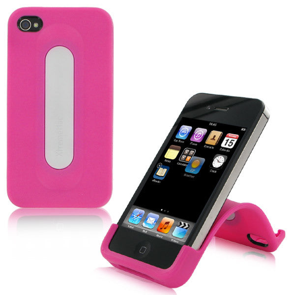 XtremeMac Snap Stand for iPhone 4 & 4S, Bubble Gum Pink - MyriadMart
