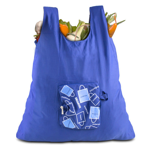 Travelon Pocket Packs Shopping Bag, Blue - MyriadMart