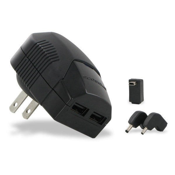 Scosche Scosche Dual USB Home Charger W/ 3 GPS Adapter TIPS - MyriadMart