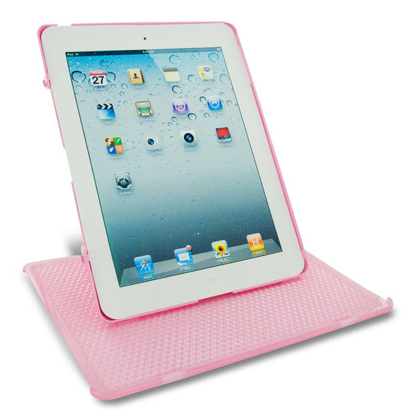 Keydex Slim-Fit Genius Cover Case for iPad with Rotating Stand - Pink - MyriadMart