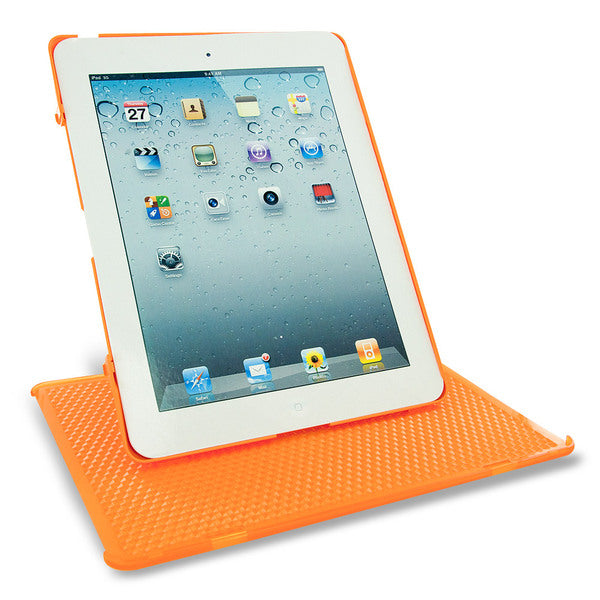 Keydex Slim-Fit Genius Cover with Rotating Stand for iPad - Orange - MyriadMart