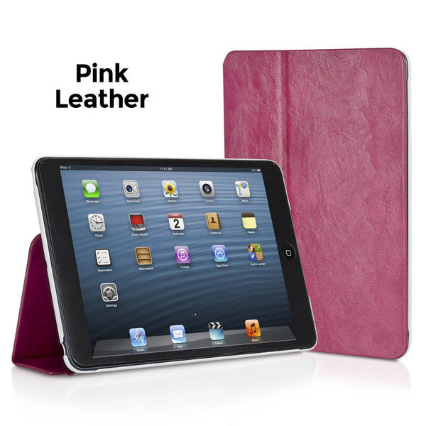 XtremeMac Microfolio Leather Pink Case for iPad Mini - MyriadMart