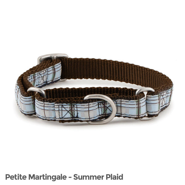 PetSafe Fido Finery Martingale Style Collar (1/2 Petite, Summer Plaid) - MyriadMart