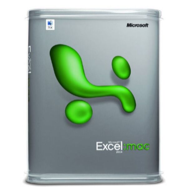 Microsoft Excel 2004 Software for Mac