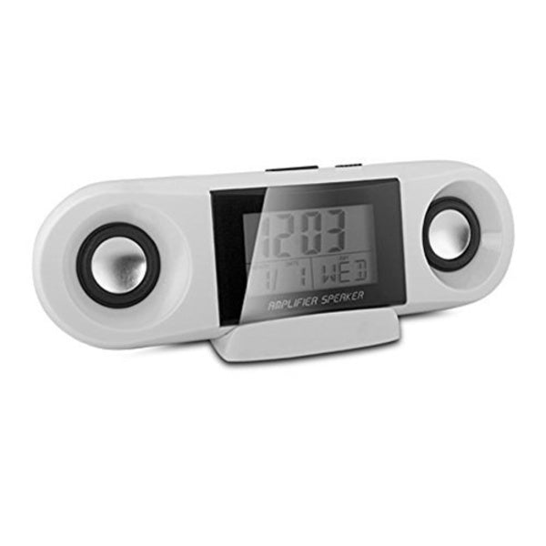 iPod or MP3 Amplifier Speaker with Clock