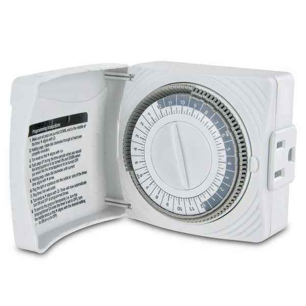 Westek Daily Timer with Grounded Outlet - White