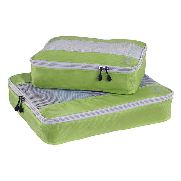 2Pcs Uncharted Ultra-Lite Clothes Storage Packing Cube Travel Luggage Set Green