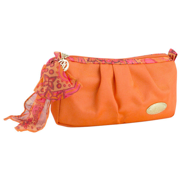 Jacki Design Summer Bliss Compact Cosmetic Bag, Orange