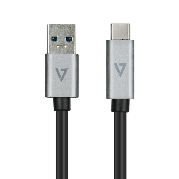 V7 3ft (1m) Classic USB Type C to Type A Cable - Grey