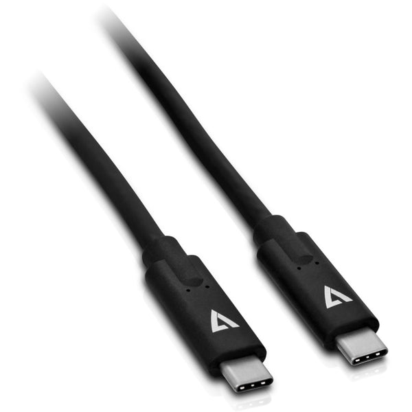 V7 6.56ft USB Type-C to USB Type-C Data Transfer Cable V7UCC-2M-BLK-1N