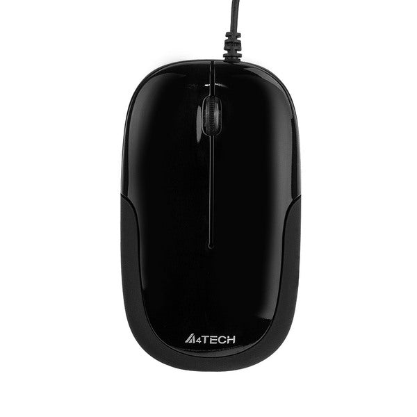 A4Tech Ergonomic USB Travel Mouse 1000 DPI Symmetrical Dust Free D-110-1