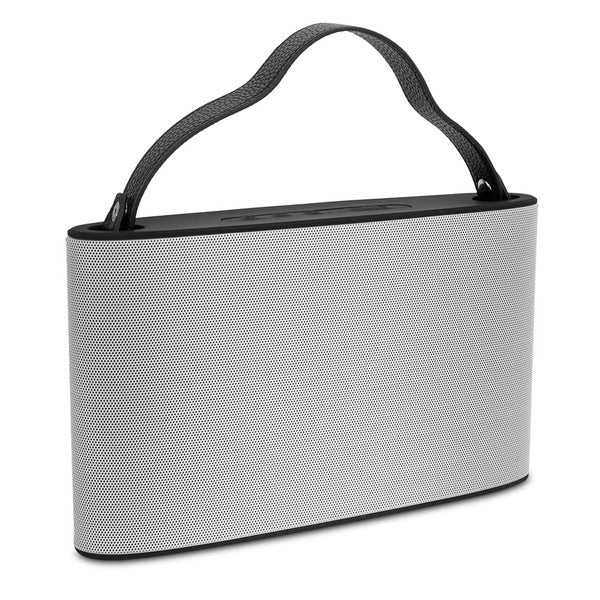Cipe Handbag-Style Bluetooth Wireless Speaker & Powerbank, Sliver