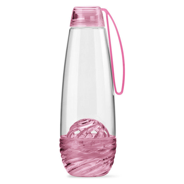 Guzzini On The Go Bottle with Infuser, PCTA, Mauve/Pink
