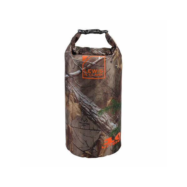 Lewis N. Clark Waterseals 40L Classic Dry Bag, Realtree Xtra Camouflage